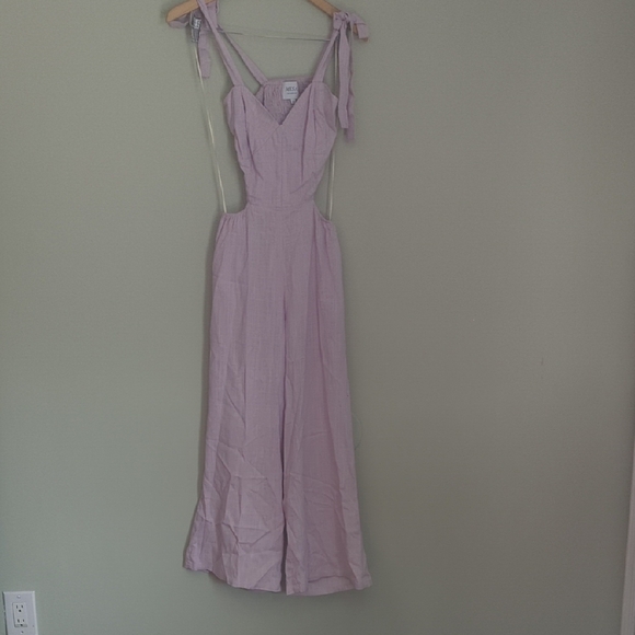 Misa Los Angeles Lavender Sleeveless Jumpsuit XS - Picture 1 of 5